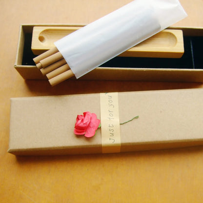 6 sticks Natural Vietnam Pure Agarwood 6mm thick Oud Incense Stick 10.5cm Arab Oudh for Meditation Aromatherapy