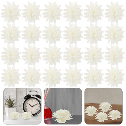 100 Pcs Pe Flower Diffuser Aromatherapy Essential Oil Mini Desk Office Bathroom Sticks Home Decor Elegant Diffuser Sticks