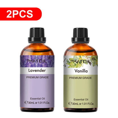 PHATOIL Reed Diffuser Essential Oil For Aromatherapy-30ml Lavender Lemon Eucalyptus Sweet Orange Sandalwood Aroma Essential Oils
