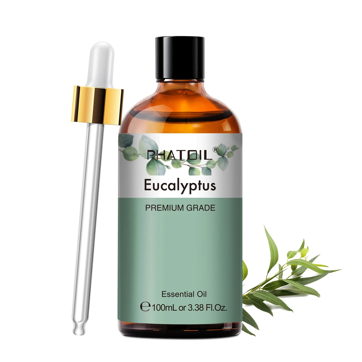 PHATOIL 100ml Aromatherapy Essential Oil-Lavender Rose Vanilla Eucalyptus Sandalwood Pine Needles for Diffuser,Candle Making