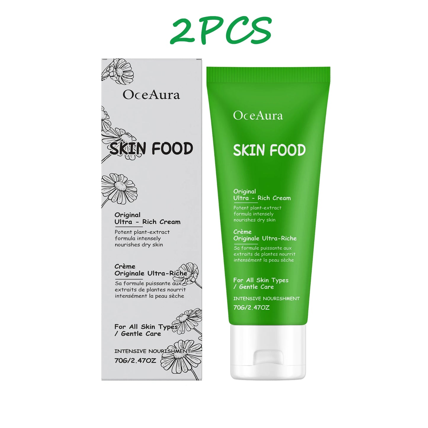OceAura 70g Nourishing Skin Cream Pamper and Moisturize the Face Daily Shine Delicate Skin Nourishing Skin Cream