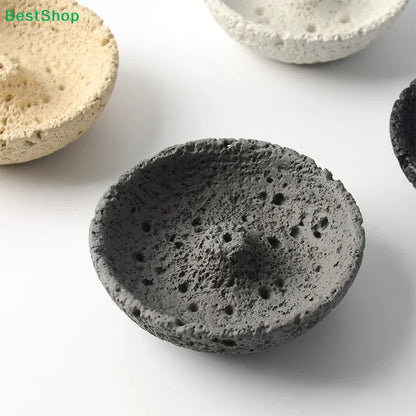 ♥Wind Line Incense Tray Simple Incense Burner Home Indoor Modern Plug In Incense Base Decoration Ornament Ornament