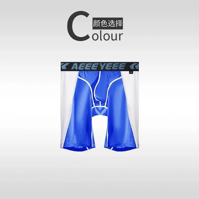 Men's Underwewar Sport Boxers for Fitness Panties Training Cycling Underwear Anti-Chafing Quick Dry Breathable Underpants