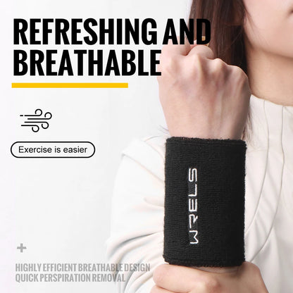 1/2pcs Compression High-Elastic Wrist Support with Sweat-Wicking Towel Wrist Joint Protection Against Sprains Basketball Fitness