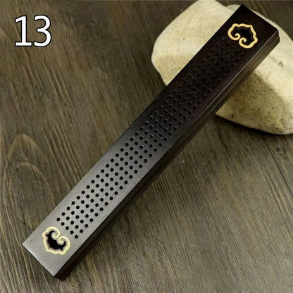 New Wood Aromatherapy Incense Stick Holder Hollow Incense Burner Censer Box Line Incense Burner Handmade Decoration Craft Gifts