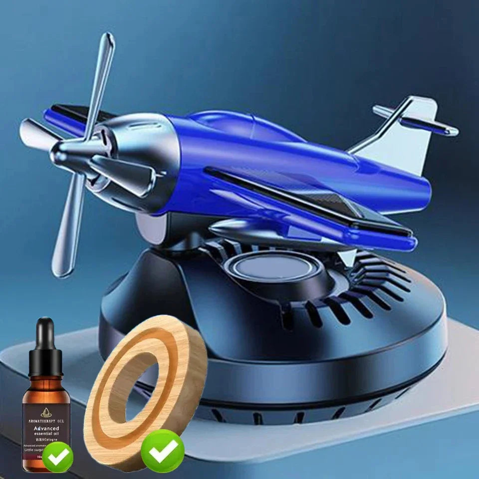 Solar Rotating Car Perfume Diffuser Car freshensers Helicopter Car Interior Decoration Accessories Aromatherapy With Perfume