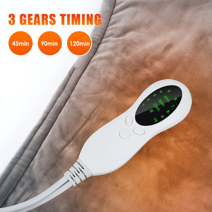 Full Back Heating Pad Washable 10 Temperature Ajustable for Office Car Home Relaxation Winter Thermal Shoulder Shawl Warmer Mat