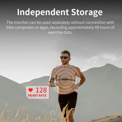 XOSS X2 Pro Heart Rate Sensor Independent Record Chest Strap HRM Monitor Bluetooth ANT+ Health Fitness Smart Bicycle Sensor