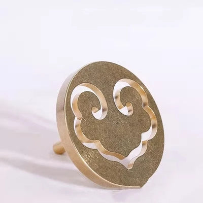 Pure Copper Incense Seal Incense Products Tools DIY Household Indoor Play Incense Tuo Incense Ash Incense Mold Supplies Entry