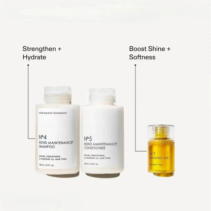 Hair Care Series Shine Hair Kit No.3,4, 5, 6,7 Hair Mask,Shampoo,Conditioner,Bonding Oil Sets To Clean, Hydrate & Control Frizz