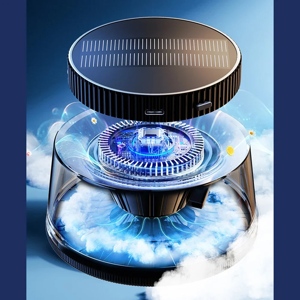 Auto For Smart Car Aromatherapy Diffuser with Mist Diffusion and Multi Color LED Lighting for Fresh Vehicle Air