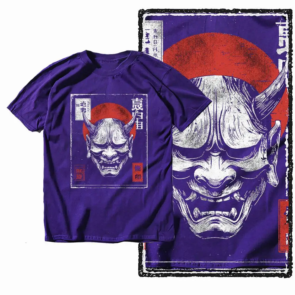 G28 Purple Cotton Cool Dragon Graphic Men T-shirt |  Streetwear Big Size Vintage O-neck men's Tee Tshirt