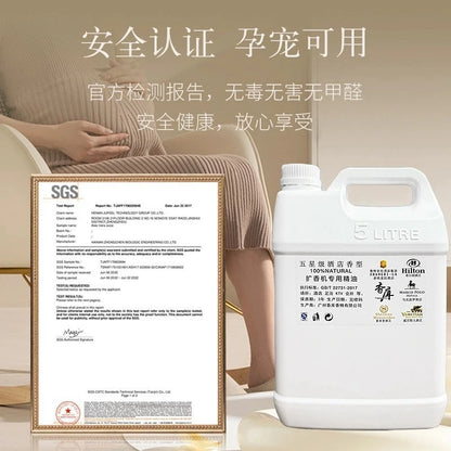 1000ml Large Capacity Aromatherapy Oil Refill - Hotel Grade Fragrance for Diffuser Long-Lasting Oil-Based Non-Fire Incense