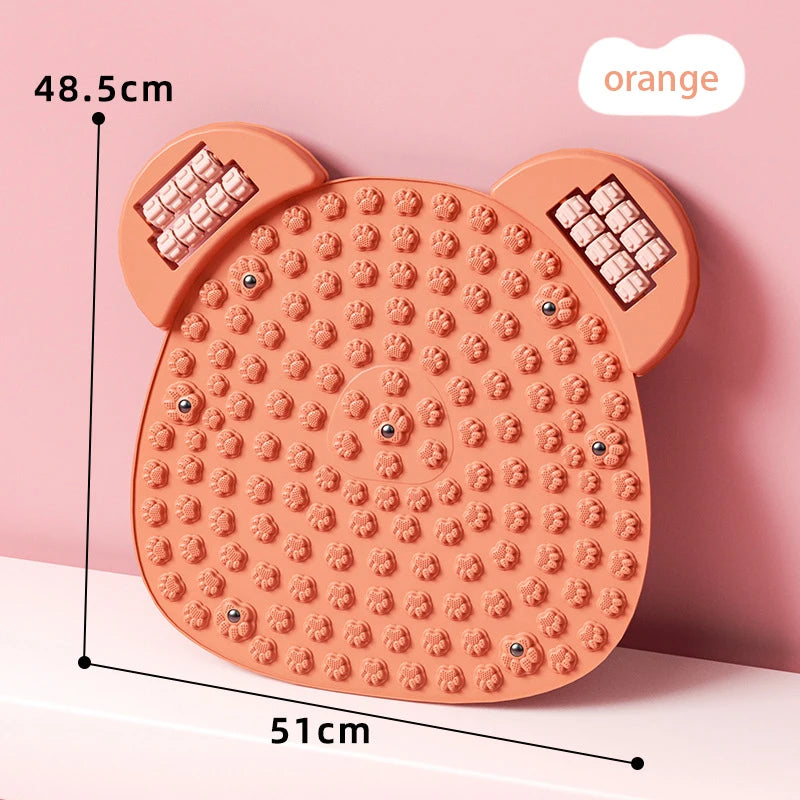 Oversized Shiatsu Foot Massager Board Third Generation with Massage Wheel Super Pain Relief Toe Pressure Cushion for Relaxation