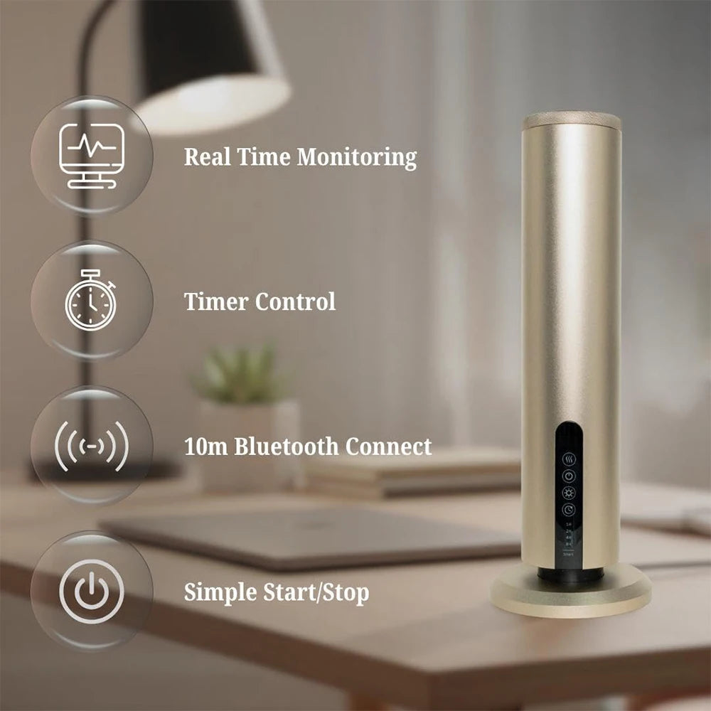 New Hotel Diffusers Home Waterless Diffuser Big Coverage Aromatherapy Diffuser with Timer Bluetooth App Control Scent Machine