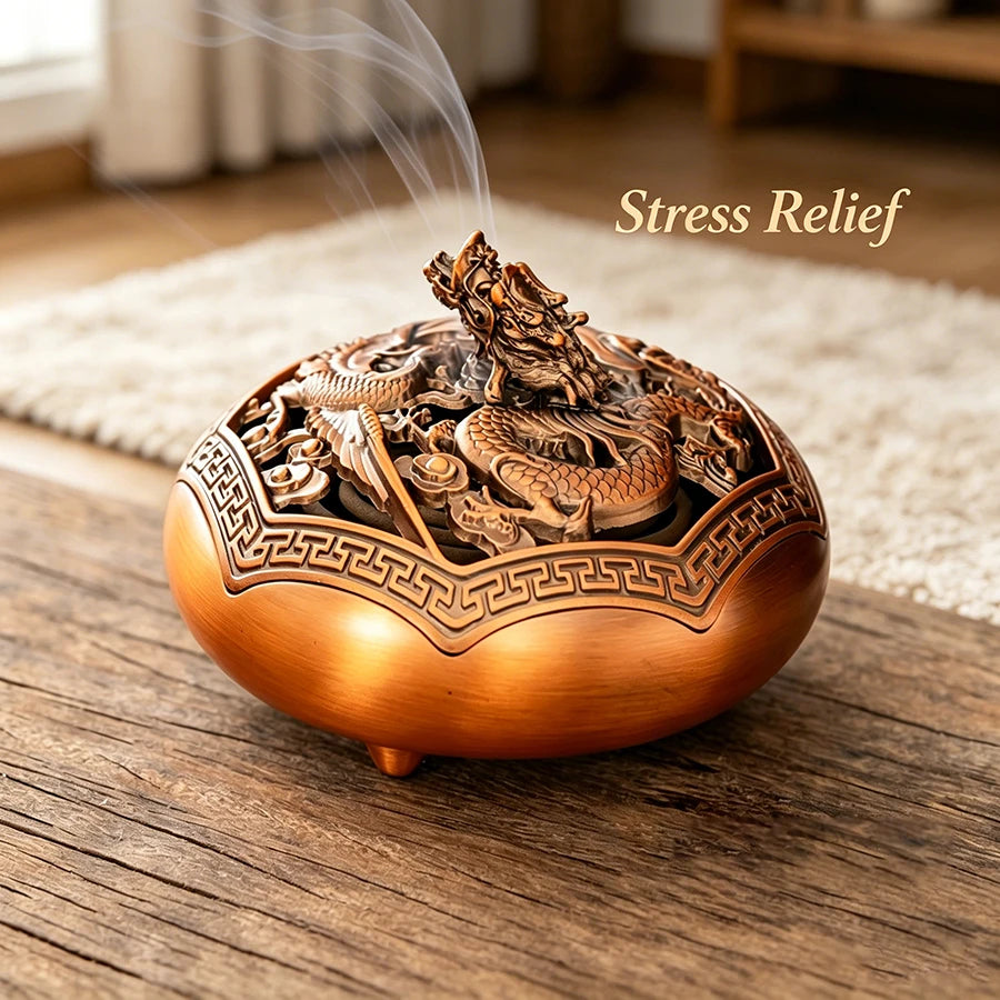 High-end Chinese-style incense burner with modern craftsmanship, suitable for home tea rooms, studies, and yoga meditation relax