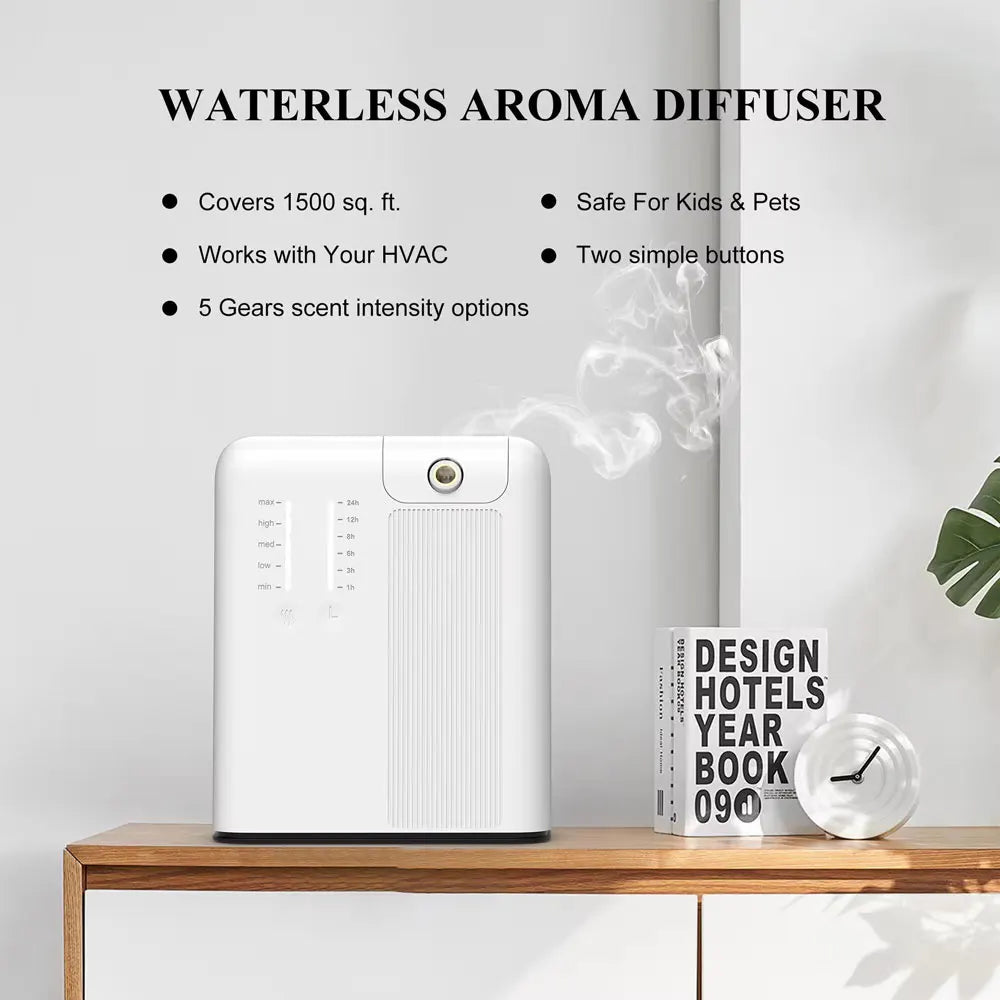 Electric waterless essential oil diffuser 500m ³ aromatherapy diffuser Bluetooth WIFI control home aromatherapy machine