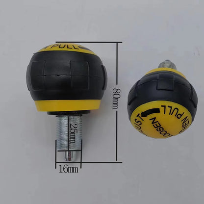 Fitness Bike Pull Pin M16 Equipment Replacement Pull Head Accessory Adjustable Ball Shape Spring Knob for Gym Exercise Bike