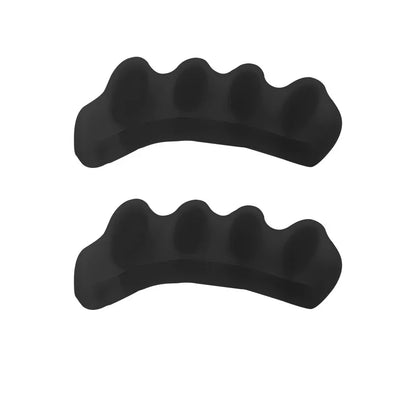1Pair Silicone Toe Separator Hallux Valgus Corrector Bunion Orthotics Protector Pain Relief Forefoot Pad Sock Foot Care Pedicure