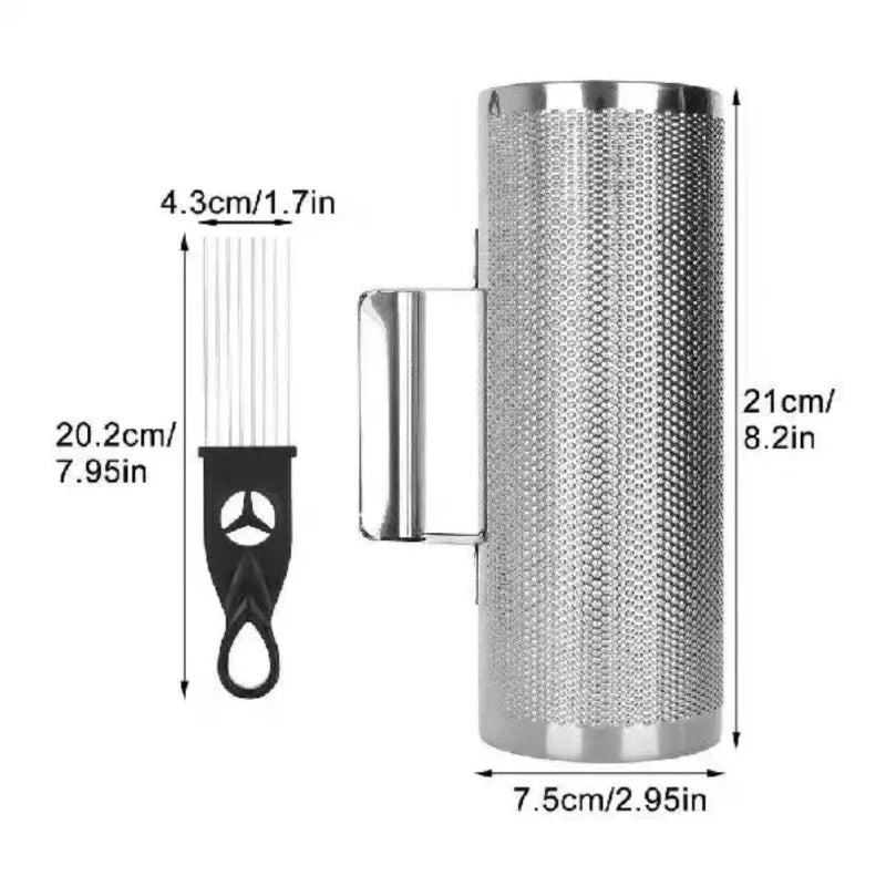 Stainless Steel Guiro Sound Therapy Relaxation Guiro Spiritual Healing Meditation Guiros Portable Percussion Musical Instruments