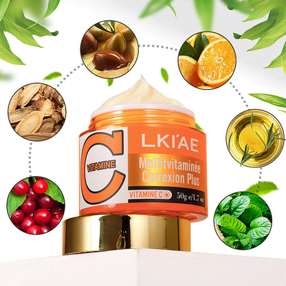 Vitamins C and Vitamins A Whitening Face Cream, Reduce Dark Spots, Clean Skin, Day and Night Facial Cream For All Skin Types