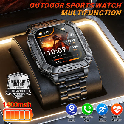 2026New GPS Smart Watch AMOLED 1400Mah Waterproof Fitness tracking Bluetooth Call Professional Sports Smartwatch For Men Women