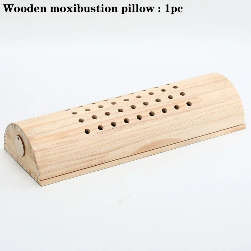 Cervical Pillow Heated Rigid Massager Neck Waist Warm Moxa Therapy Moxibustion Burner Joint Relaxation Massage Relieve Pain
