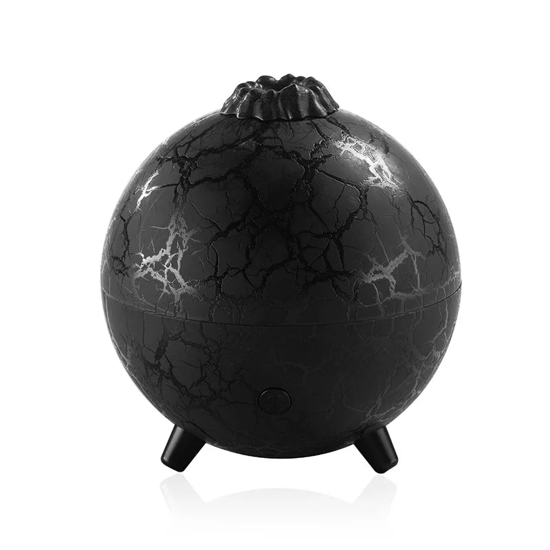 Creative Planet Mini Aroma Diffuser USB Essential Oil Humidifier Colorful Flame Lamp Home Desktop Aromatherapy Air Diffuser