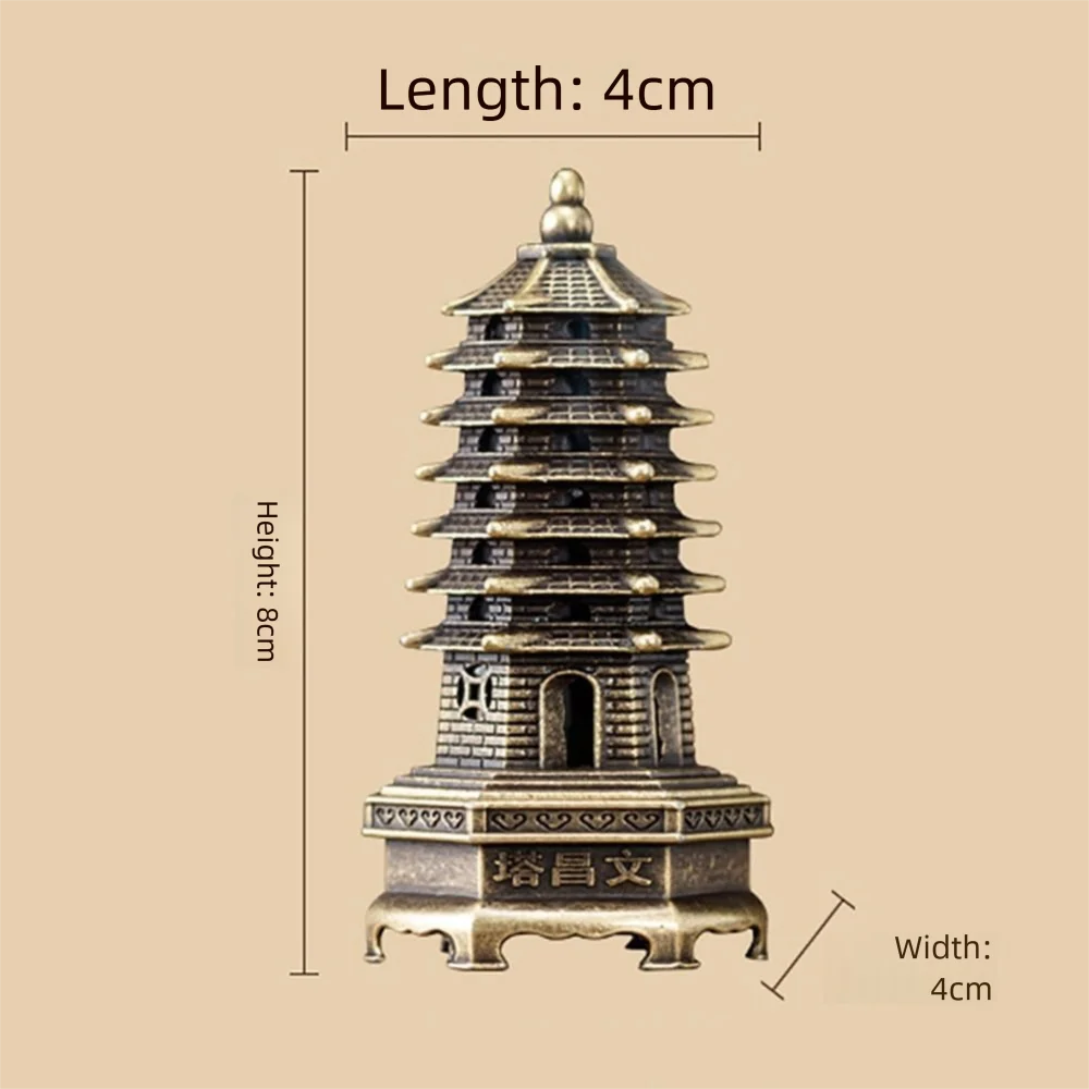 New Chinese Style Incense Burner Zinc Alloy Vertical Indoor Aromatherapy Good Symbolism Accessories Incense Burning Gifts
