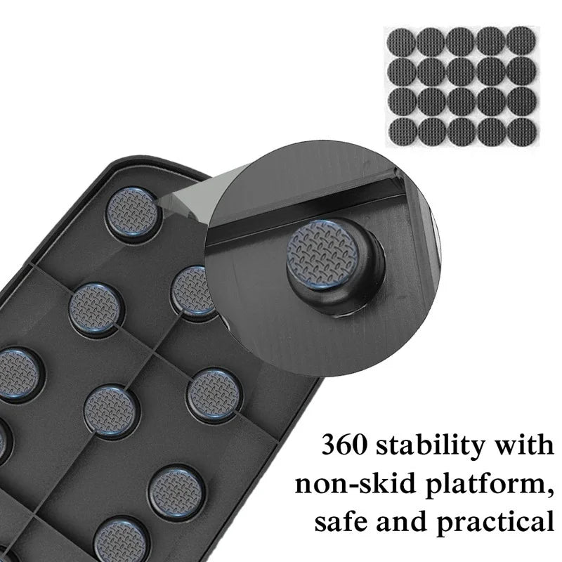 Portable Foldable Push-up Board Set with Ergonomic Handles – Versatile Fitness Tool Targeting Chest, Abdominal