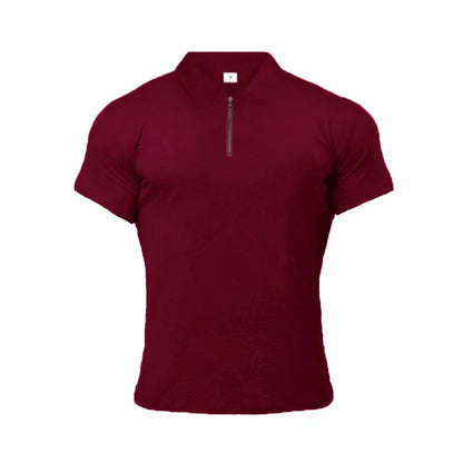 Brand Cotton Casual New Mens Short Sleeve Polo Shirts Fitness Fashion Polo Shirt Clothing Bodybuilding Trend Sport Polo Shirts