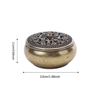 Buddhist Utensils Incense Burner Lotus Incense Censer Archaic Copper Alloy Sandalwood House Furnishings Home Office Decoration ﻿