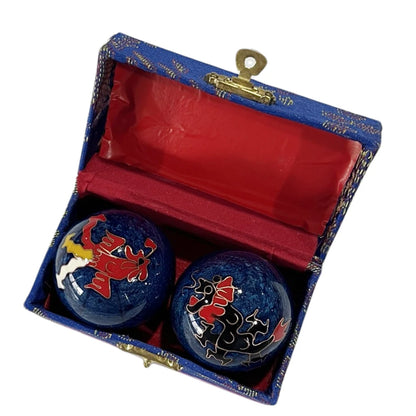 2piece Chinese Health Balls Relieve Fatigue And Promote Well-being Relaxation Baoding Balls