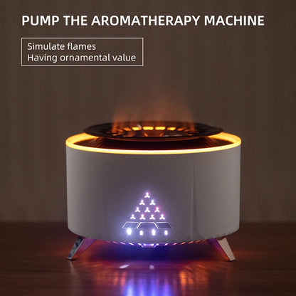 Jellyfish Spray Essential Oil Diffuser Flame Air Humidifier 350ml Aromatherapy Diffuser IsSuitable for Home Bedroom Dropshipping