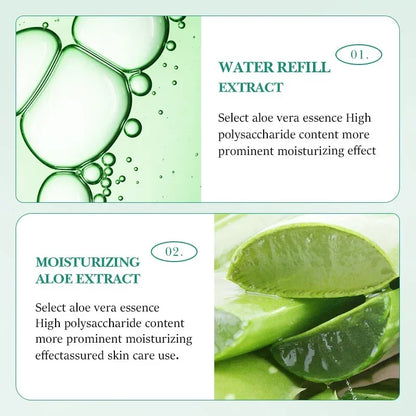 SADOER Aloe Facial Soap Face Wash Foam Facial Cleanser Moisturizing Firming Hydrating Oil Control Body Bathing Handmade Soap