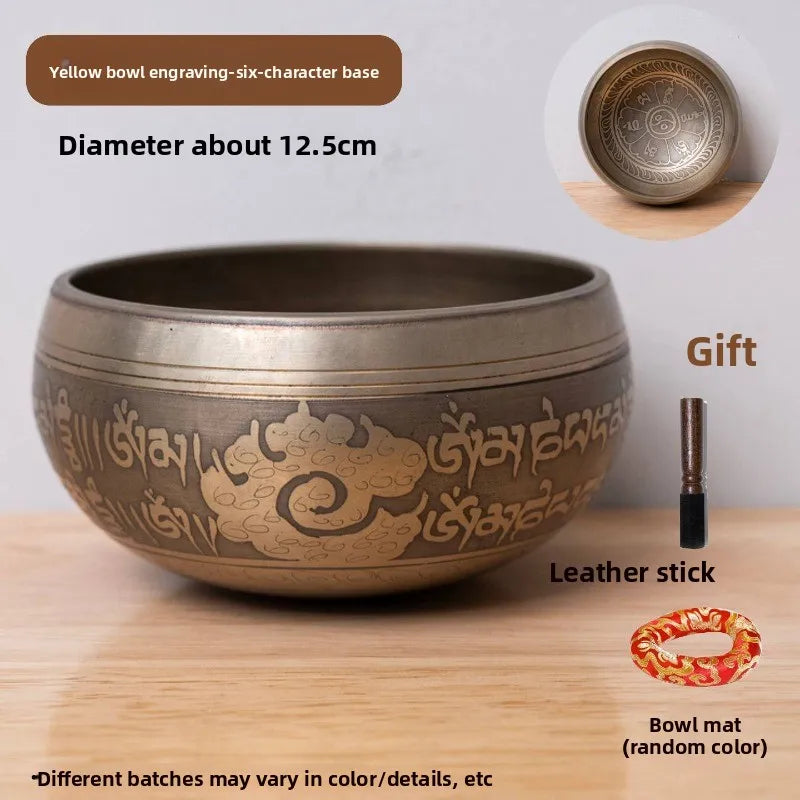 Nepal Singing Bowl Sound Healing Meditation Singing Bowls Spiritual Relaxation Bowls Energy Percussion Musical Instruments