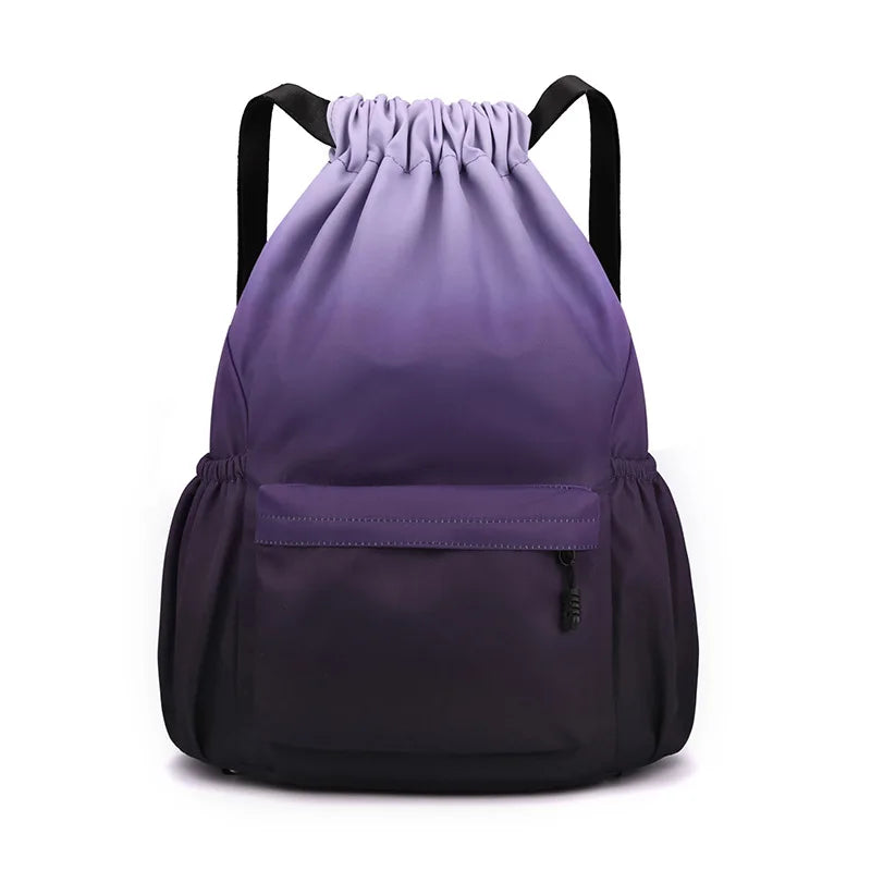 Strap Pocket Drawstring Backpack Waterproof Bag Large Capacity Colorful Backpacks Outdoor Sports Fitness Travel Bag Dropshipping