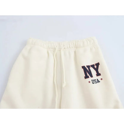 Pants Set Woman Two Pieces Casual Elegant Preppy Style Long Sleeve Sets Autumn Outfits Sweat Suit Sets Y2k Outfit Set