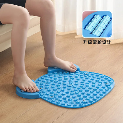 Oversized Shiatsu Foot Massager Board Third Generation with Massage Wheel Super Pain Relief Toe Pressure Cushion for Relaxation