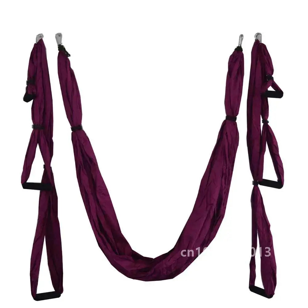 Aerial Yoga Swing with Extension Straps Antigravity Yoga Hammock Aerial Trapeze Sling  Inversion Tool for Home Gym Fitness