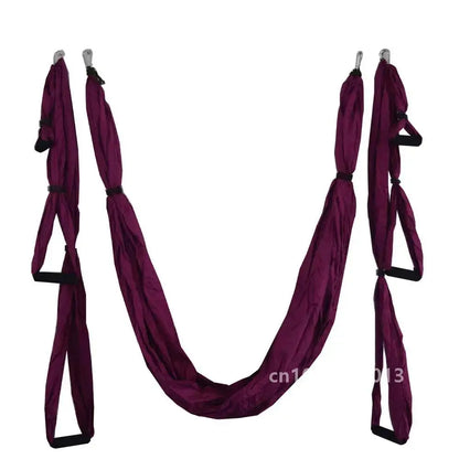 Aerial Yoga Swing with Extension Straps Antigravity Yoga Hammock Aerial Trapeze Sling  Inversion Tool for Home Gym Fitness