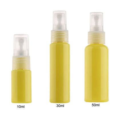 30PCS 10-50ML Colored Plastic Perfume Spray Bottle Fine Sprayer Refillable Travel Container Home Plants Aromatherapy Beauty Care