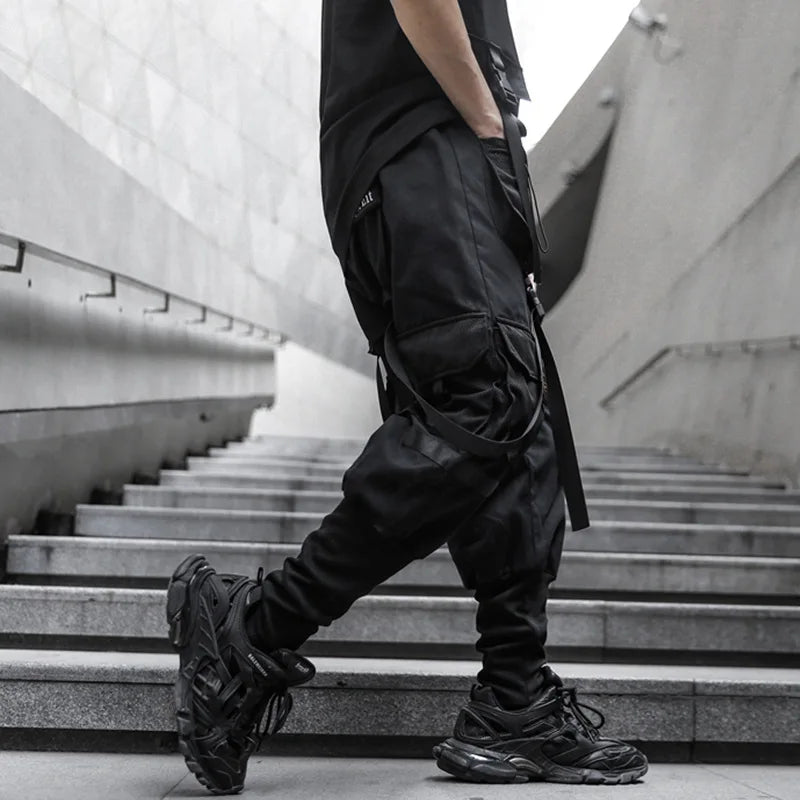 HKSH Spring New Men's Dark China-Chic Version Leggings Trend Ins Casual Overalls Safari Style Chic Ins Cotton Cargo Pants HK4992