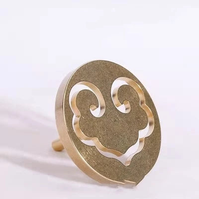 Pure Copper Incense Seal Incense Products Tools DIY Household Indoor Play Incense Tuo Incense Ash Incense Mold Supplies Entry
