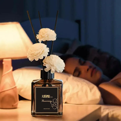 50ML Reed Diffuser Home Indoor Aromatherapy Long Lasting Fragrance Deodorant Fresh Air Decor for Room Bedroom Bathroom Toilet