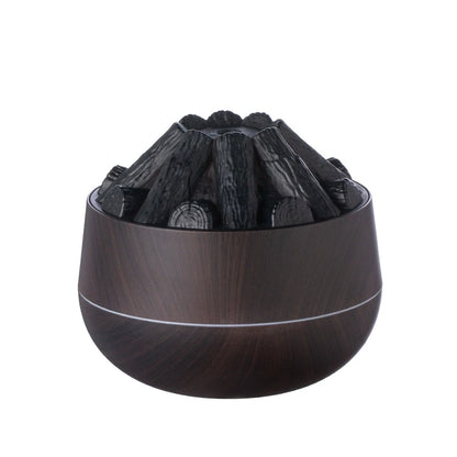 Aroma Diffuser USB Desktop Flame Aroma Diffuser Humidifier 7 Colors Simulation Light Aromatherapy Air Purifier for Bedroom
