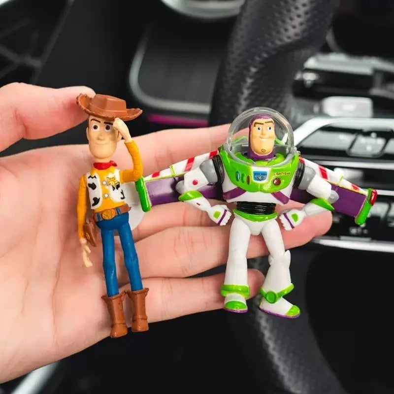 New Toy Story Woody Buzz Lightyear Cartoon Doll Car Air Freshener Aromatherapy Cute Car Air Vent Aromatherapy Car Decorations