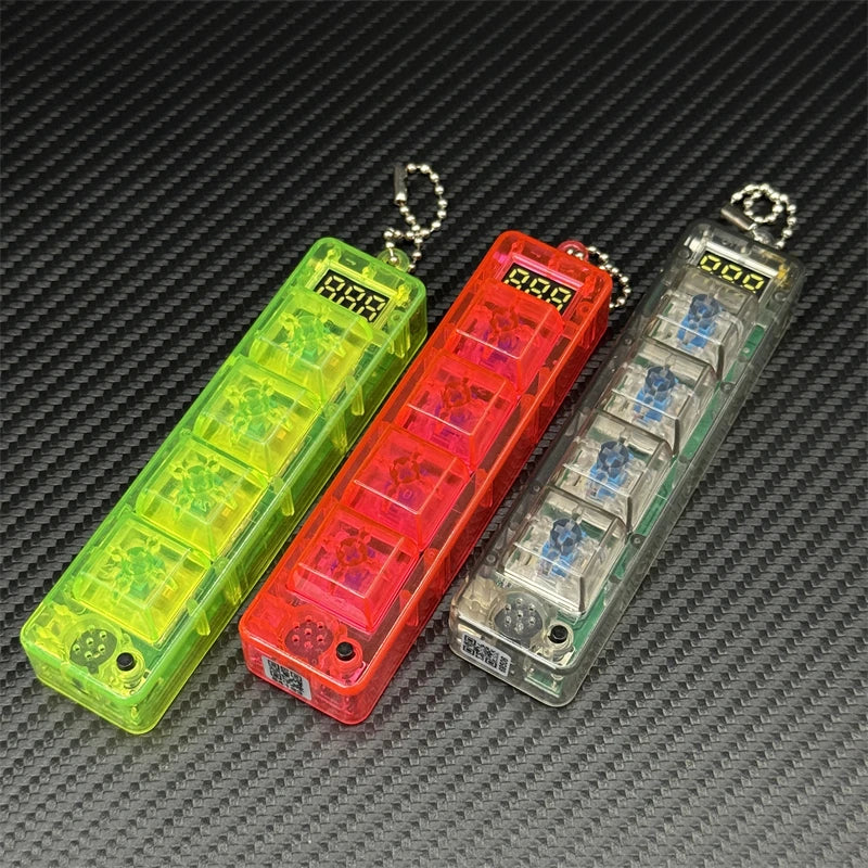 Fun Mechanical Press Keyboard Game Fidget Toy EDC Fidget Clicker Stress Relief Relaxation Toy Novelty Gift for Friends&Family