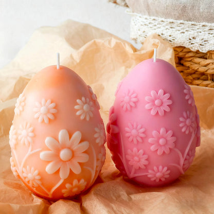 Easter Egg Candle Mold DIY Aromatherapy Scented Wax Custom Egg Silicone Mold Handmade Craft Home Decor Gift Making