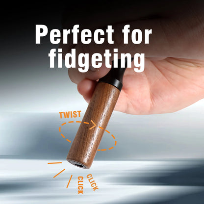 Upgraded Smokeless Oral Stick Natural Walnut Wood Fresh Fragrance Core Aromatherapy Assisted Breathing Soothing Relaxation Tool